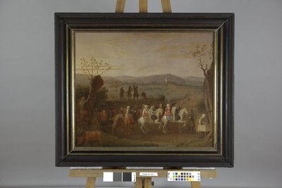 Departure of a Wedding Procession by Olivier Perrin